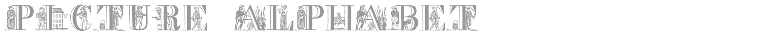 Picture Alphabet font preview